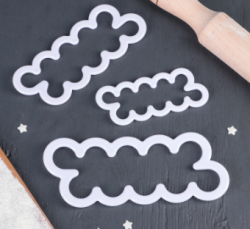 Набор выемок кондитерских для марципана и теста "Бутон", 3 шт Изображение Набор выемок кондитерских для марципана и теста "Бутон", 3 шт